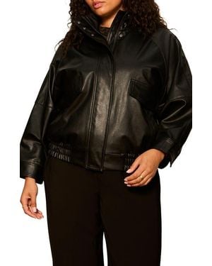 Sanctuary Alana Faux Leather Jacket - Black