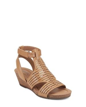 Earth Helodie Wedge Sandal - Brown