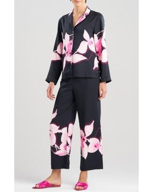 Natori Orchida Floral Pajamas - White