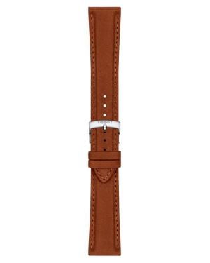 Tissot 21Mm Leather Watch Strap - Brown