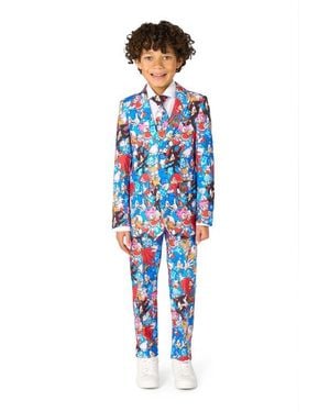 Opposuits Kids' Sonic The Hedgehog Two-Piece Suit & Tie Set - Blue