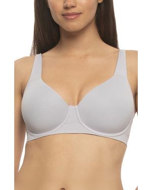 Felina Utopia Underwire Full Coverage Contour Bra - Gray