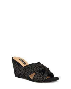 Nine West Nejia Wedge Sandal - Black