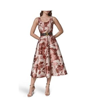 toad and co dresses Toad & Co Marley Tiered Long Sleeve Dress - Chive Sketch Print