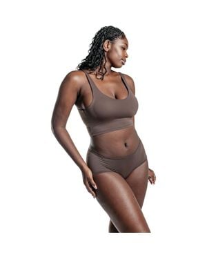 Cheeky Cherry Ultra Smooth Scoop Tank - Brown