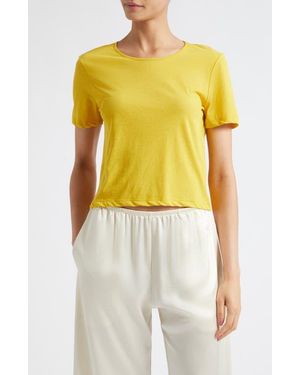 Leset Milo Crop T-Shirt - Yellow