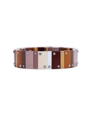 The Lovery Fine Jewelry Domino Stretch Bracelet - Brown