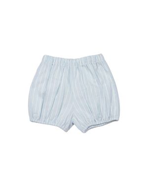 Cuclie Striped Linen Diaper Cover - Blue