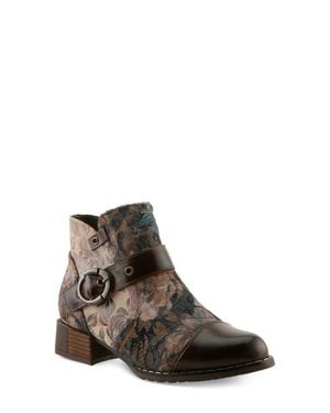 Spring Step Sipperb Bootie - Brown