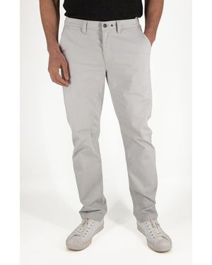 DEVIL-DOG DUNGAREES Performance Stretch Chino Pants - Gray