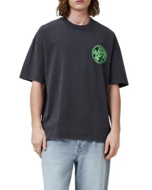 AllSaints Distortion Graphic T-Shirt - Black