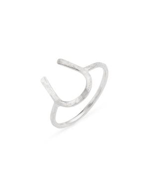 Nashelle Horseshoe Ring - Blue
