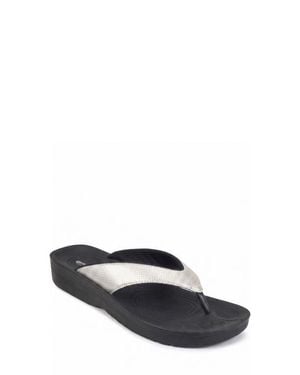 AEROTHOTIC Meira Flip Flop - Metallic