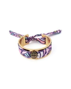 Kurt Geiger Butterfly Fabric Tie Bracelet - White