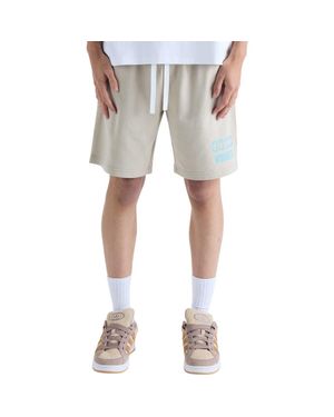 VOUSETI Us Against Time Fleece Drawstring Shorts - Blue
