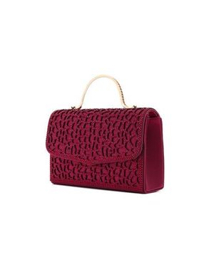 Lady Couture Rhinestone Handbag - Red