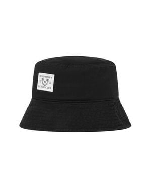 Travis Mathew Beach Club Cotton Denim Bucket Hat - Black