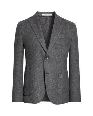 Eleventy Single Breasted Soft Slim Fit Jacket - Black