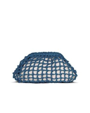 Tin Marin Ola Crochet Clutch - Blue