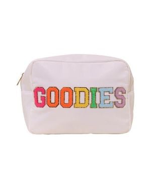 Malibu Sugar Nylon Pouch W/ Goodies Patch - Pink