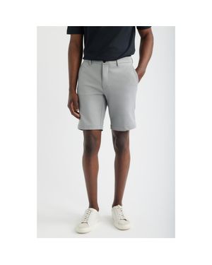 Scott Barber Sonoma Flat Front Travel Shorts - Blue