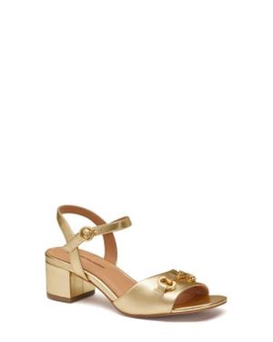 Johnston & Murphy Edith Ankle Strap Sandal - Natural