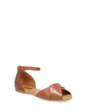 Miz Mooz Women's Leather Wedge Sandals Meredyth Black