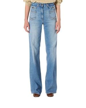 Gerard Darel Anna Flared High Waisted - Blue