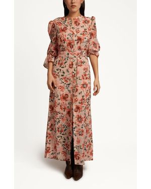 Sam Edelman Floral Print Maxi Dress - Multicolor