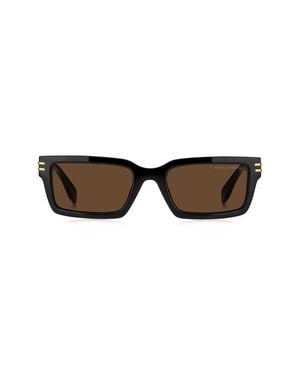 Marc Jacobs 54Mm Rectangular Sunglasses - Brown
