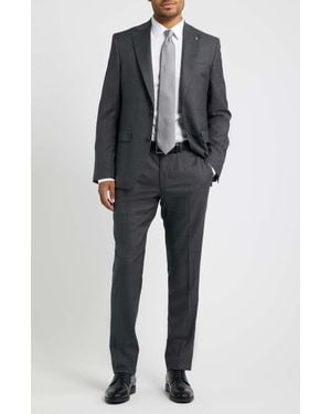 Jack Victor Esprit Screenweave Wool Suit - Black
