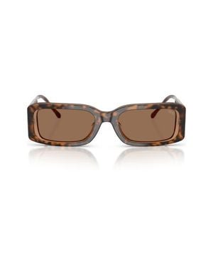 DIESEL 53Mm Rectangular Sunglasses - Brown