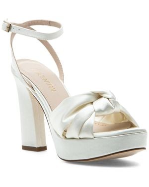 275 Central Miles Ankle Strap Platform Sandal - White