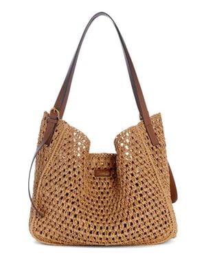 Rag & Bone Large River Straw Tote - Brown