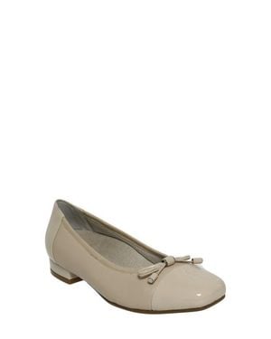 David Tate Alpha Square Toe Flat - Multicolor