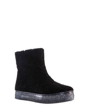 Nina Palva Faux Shearling Boot - Black