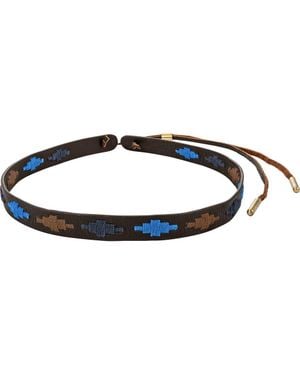Pampeano Pampa Leather Hat Band - Blue
