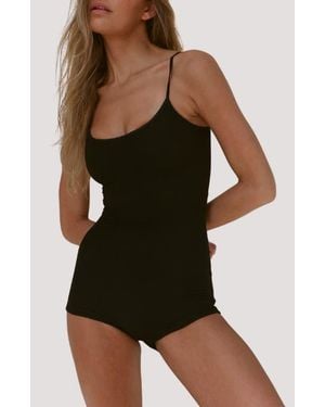 Stone Fox Bobby Surf One-Piece Swimsuit - Black