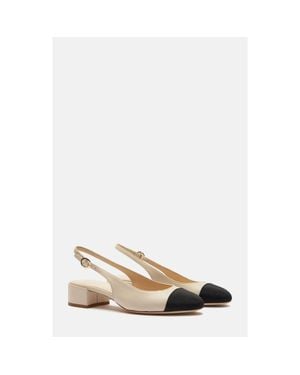 SCAROSSO Coco High Heels - Natural