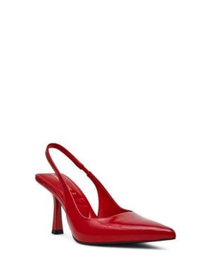 Anne Klein Itzy Pointed Toe Slingback Pump - Red