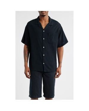 BDG Crinkle Shirt - Blue