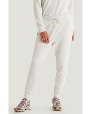 Free Fly Brushed Fleece Sweatpants - White
