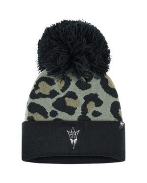 '47 Hunter Arizona State Sun Devils Bagheera Cuffed Knit Hat With Pom - Black