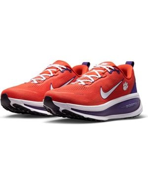 Nike Clemson Tigers Vomero 18 Running Shoes - Red