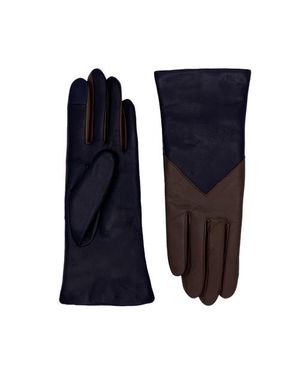 Agnelle Lambskin Glove - Blue