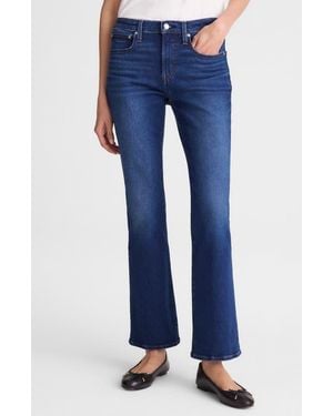 Madewell The Tall Crop Flare Jeans - Blue