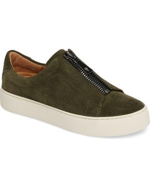 Frye Lena Zip Platform Sneaker - Green