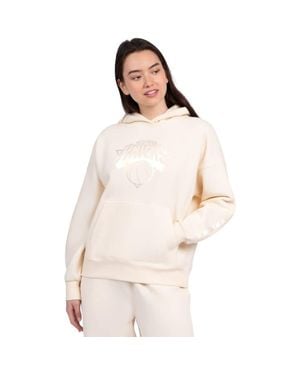 Starter New York Knicks Pastel Relaxed Hoodie - Natural