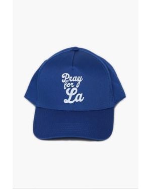 The Celect Times Pray For La Mid Profile Cap - Blue