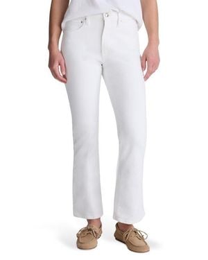 Madewell Stretch Flare Crop Jeans - White